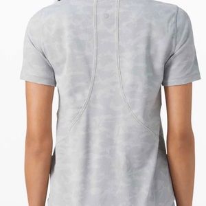 White and gray camo lululemon shirt Mens medium 6. “Long distance t” is the name
